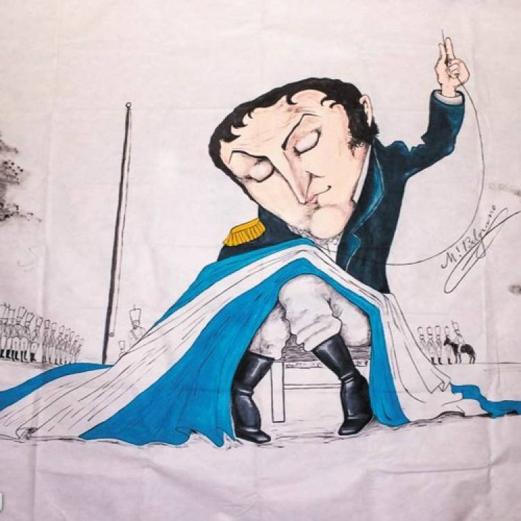 Manuel Belgrano como bandera