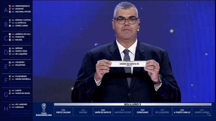 Unión ya tiene grupo y rivales para jugar su cuarta Sudamericana