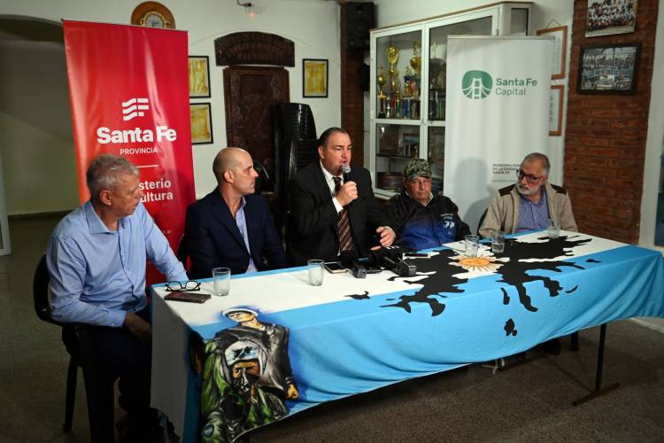 Poletti acompañó la presentación del 14º Festival Solidario por la Soberanía