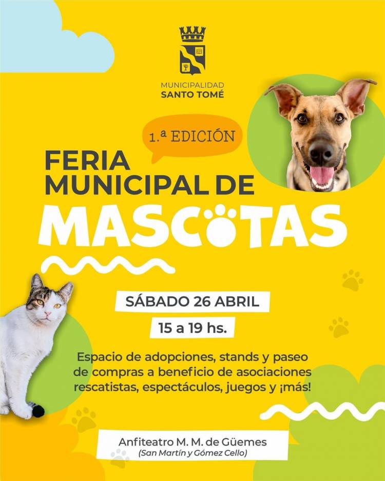 Llega la primera feria municipal de mascotas
