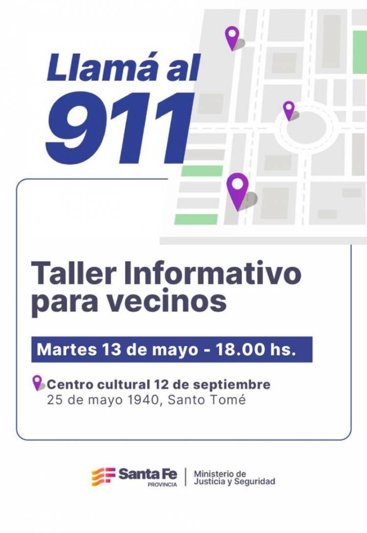 Taller Llamá al 911: Uso responsable del sistema de emergencias