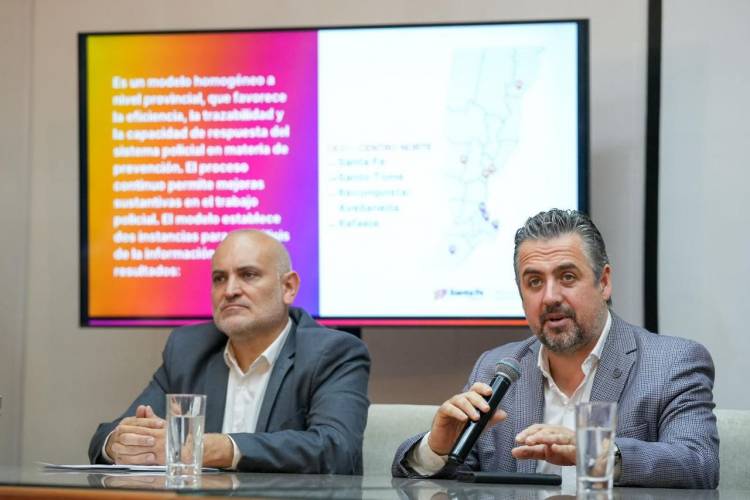 Seguridad: Provincia presentó cómo funcionará la central OJO en la ciudad de Santa Fe