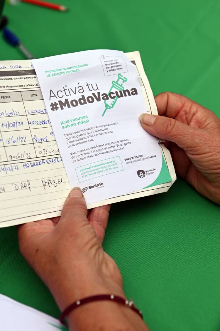 #ModoVacuna: el dispositivo continuará este martes 20 en la Plaza 25 de Mayo