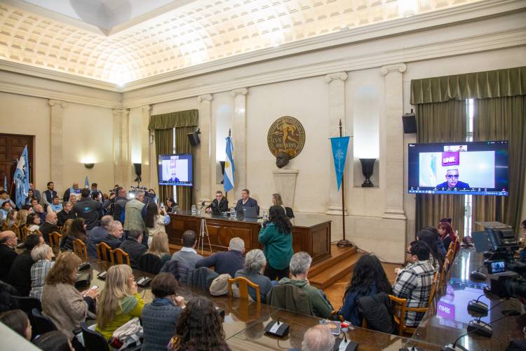 Ante legisladores nacionales Rectores presentaron proyecto de Ley de Financiamiento Universitario
