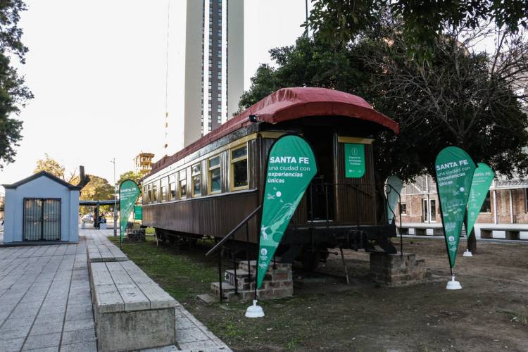 Otro espacio recuperado: se puso en valor el emblemático vagón del Paseo del Restaurador