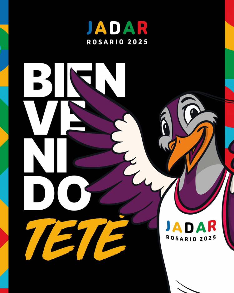 Vuelve Teté: los Juegos Argentinos de Alto Rendimiento Rosario 2025 ya tienen personaje oficial