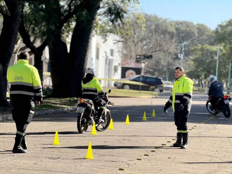 Inspectores de Tránsito se capacitaron en Conducción Segura de Motos