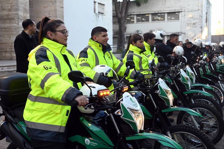 La Municipalidad adquirió 20 motos para prevención y control en las calles de la ciudad