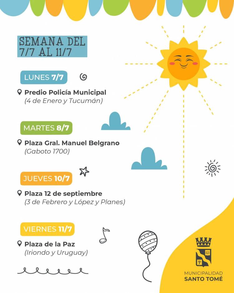 Santo Tomé se prepara para unas vacaciones de invierno llenas de actividades para toda la familia