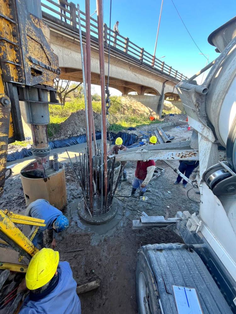 Nuevo puente Santa Fe–Santo Tomé: en qué consisten las tres etapas de colocación de los pilotes