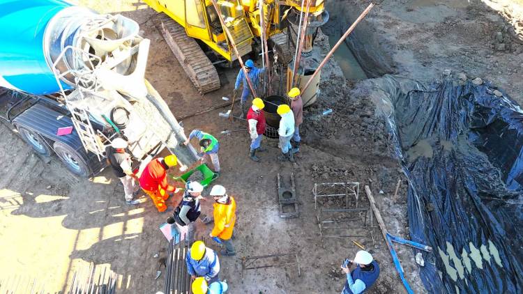 Nuevo puente Santa Fe–Santo Tomé: en qué consisten las tres etapas de colocación de los pilotes