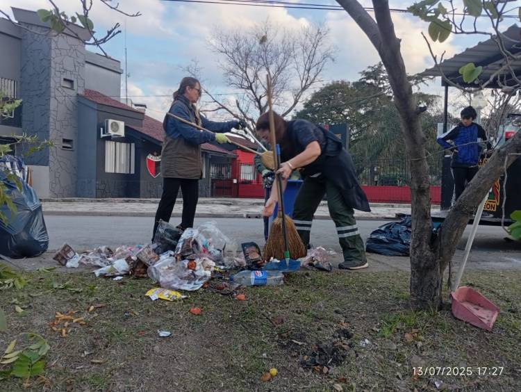 Santa Fe más limpia: se recolectaron cerca de 3 toneladas de residuos luego de eventos masivos