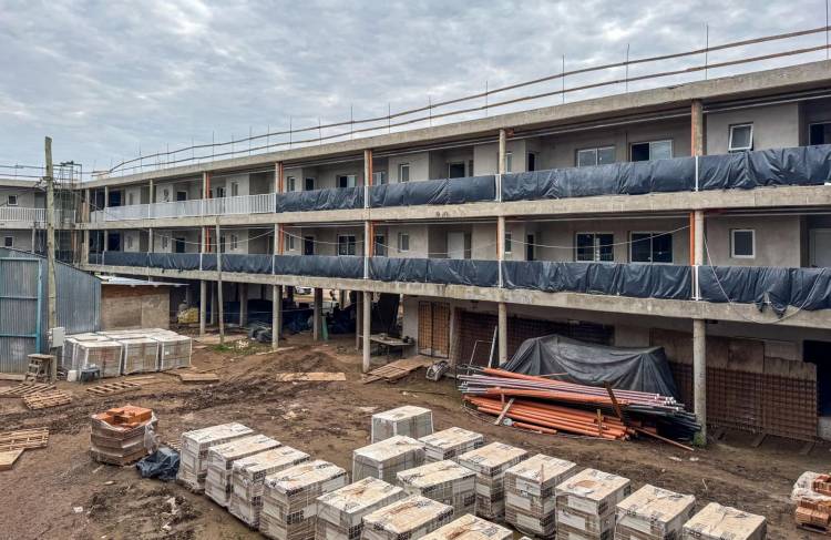 Santa Fe: en Villa Setúbal, el Gobierno Provincial continúa con la construcción de 54 viviendas