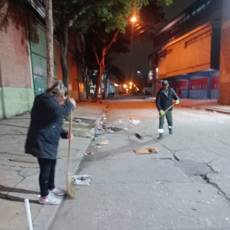 Se recolectaron 1.300 kilos de residuos tras los partidos de Unión y Colón