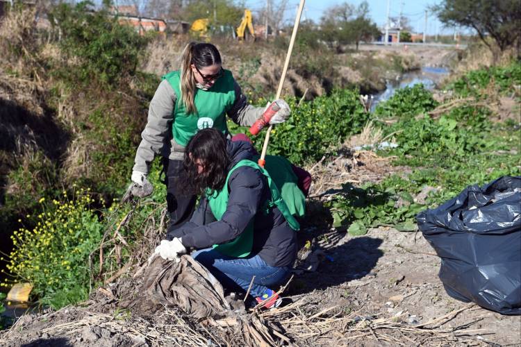 Megaoperativo de limpieza: comenzó la segunda etapa en la Circunvalación Oeste