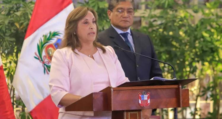 Boluarte ratificó que Perú no cederá "ni un centímetro" de su territorio