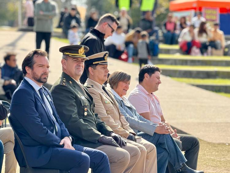 Homenaje al General San Martín en la ciudad de Santo Tomé