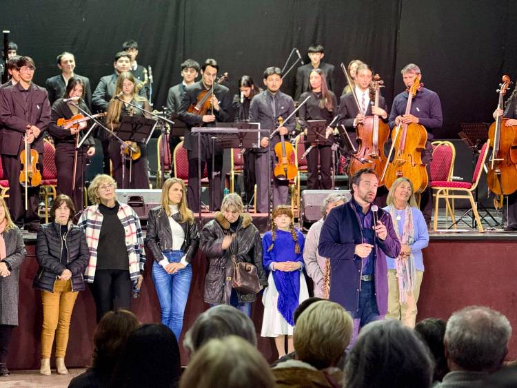 Homenaje al General San Martín en la ciudad de Santo Tomé