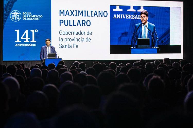 Pullaro pidió "no volver al populismo" y que al equilibrio fiscal le sigan "políticas de desarrollo productivo"