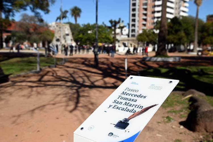 La Municipalidad inauguró el Paseo Mercedes Tomasa San Martín y Escalada