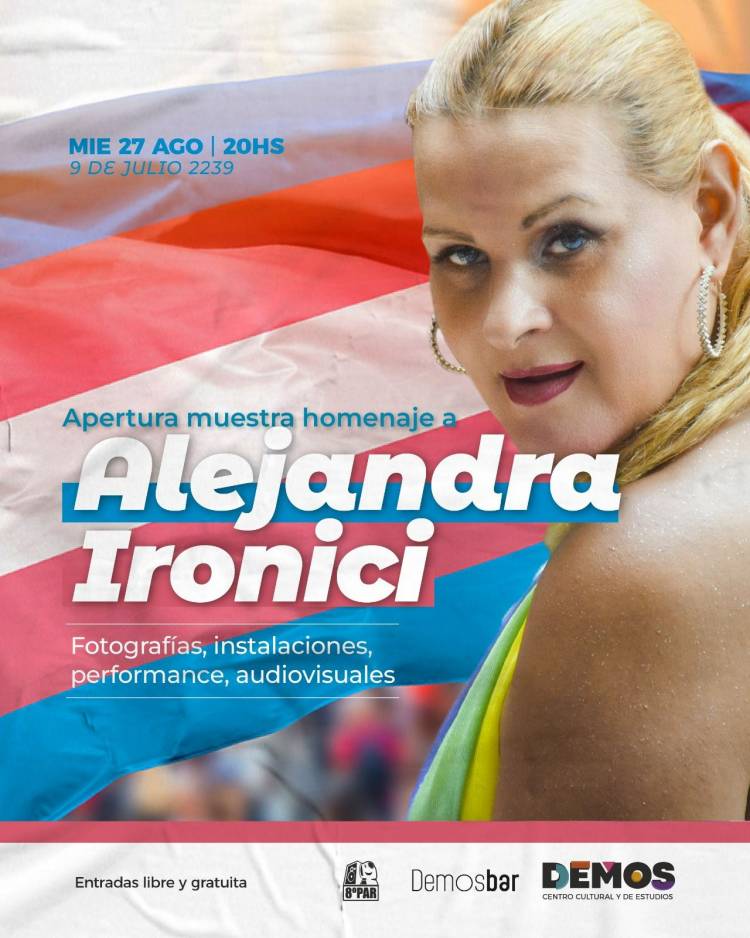 El Centro Cultural y de Estudios DEMOS inaugura una muestra colectiva en homenaje a la activista Alejandra Ironici