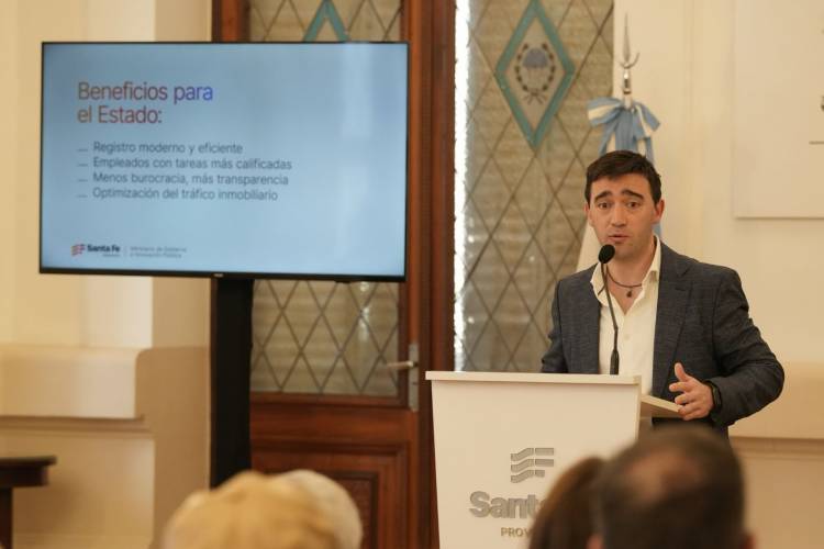 Menos burocracia: Santa Fe digitaliza completamente el Certificado del Registro de la Propiedad