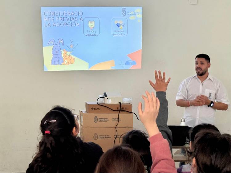 Continúan las charlas sobre Adopción y Tenencia Responsable de Animales de Compañía