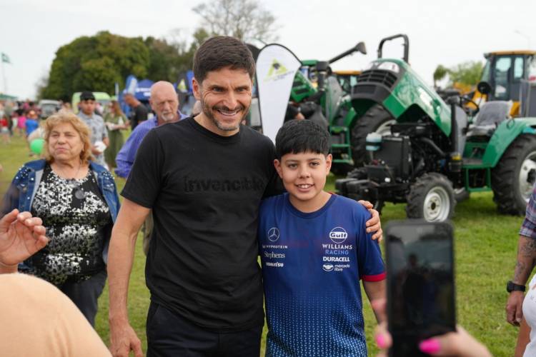 Pullaro y Scaglia mostraron fuerte respaldo a la producción este domingo en el sur provincial