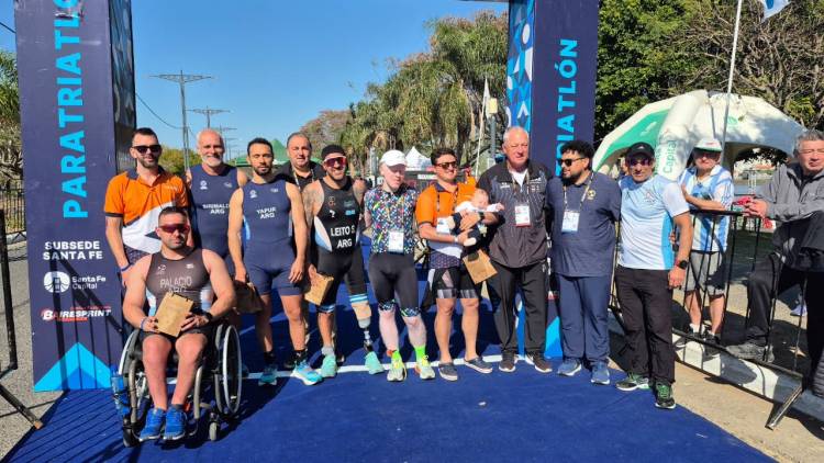 Poletti presenció la última carrera de triatlón de los Jadar 2025