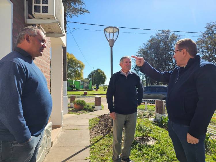Senador Rodrigo Borla: Recorrida de obras en Colonia Esther