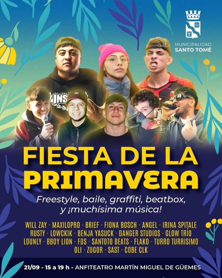 La Municipalidad invita a disfrutar de la Llegada de la Primavera