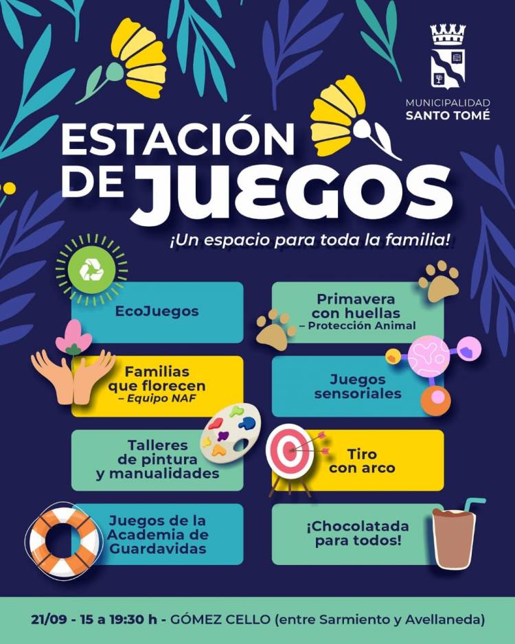 La Municipalidad invita a disfrutar de la Llegada de la Primavera