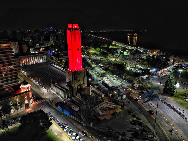 En Rosario, más de 35.000 personas encendieron la cuenta regresiva de los Juegos Suramericanos 2026
