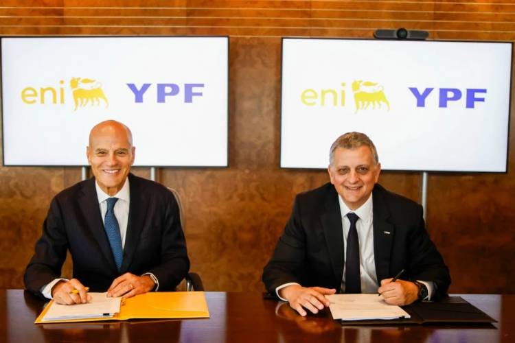 YPF firmó acuerdo con empresa italiana para potenciar exportaciones de Vaca Muerta