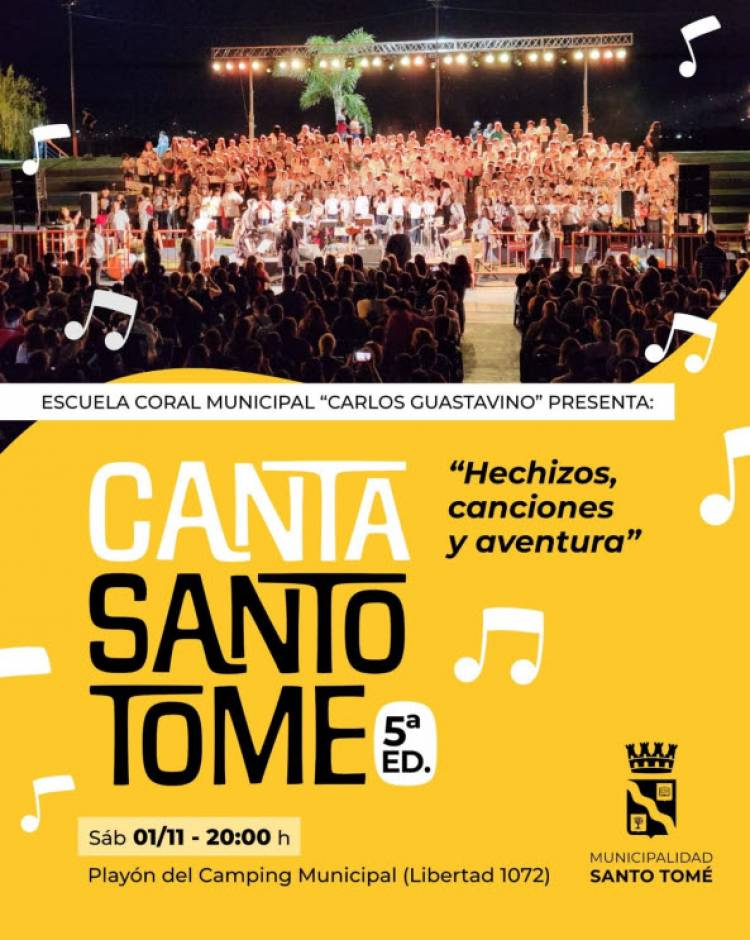 Llega la 5ª edición del “Canta Santo Tomé”