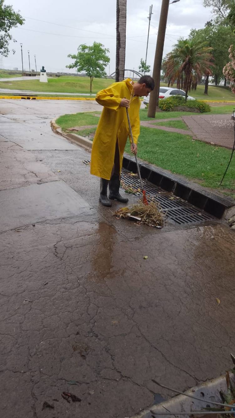 Santo Tomé, la Municipalidad trabaja ante las condiciones climáticas que afectaron a la ciudad