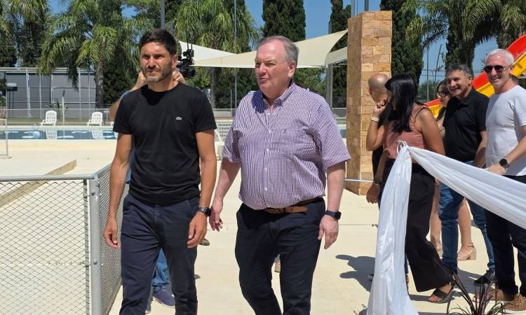 Con la presencia del Gobernador Pullaro se inauguró la Puesta en Valor del Parque Municipal de San Guillermo