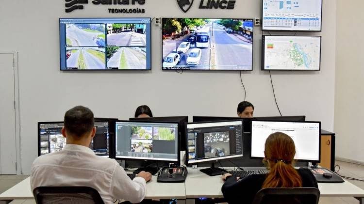Programa Lince: Provincia moderniza la videovigilancia en la ciudad de Santa Fe con cámaras que incorporan Inteligencia Artificial