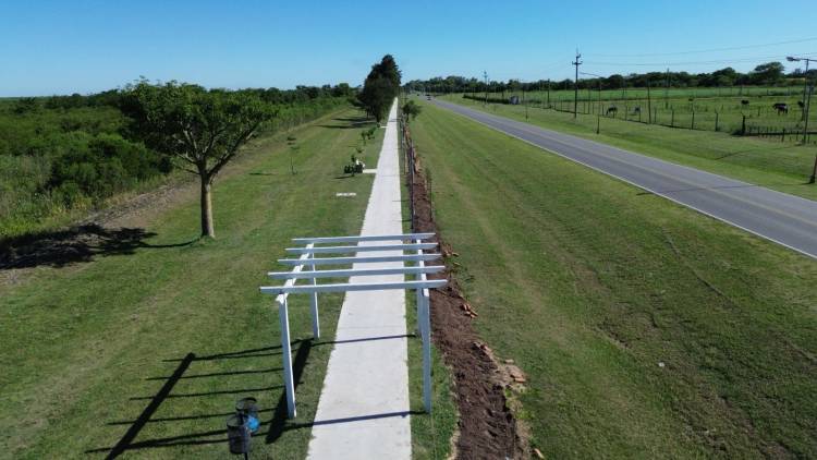 Con financiamiento del Gobierno Provincial, Laguna Paiva está cada vez más de cerca de tener su nueva ciclovía sur