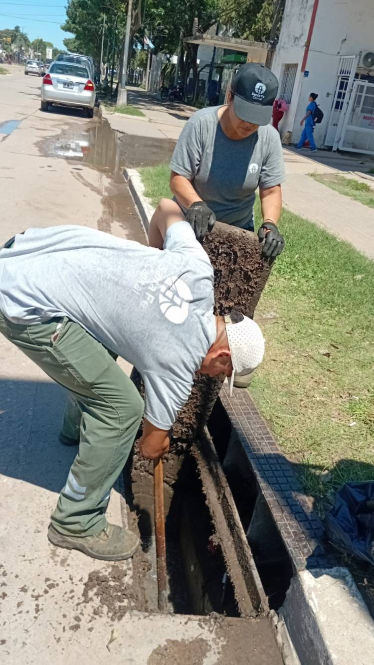 Se realizan tareas de desobstrucción y limpieza