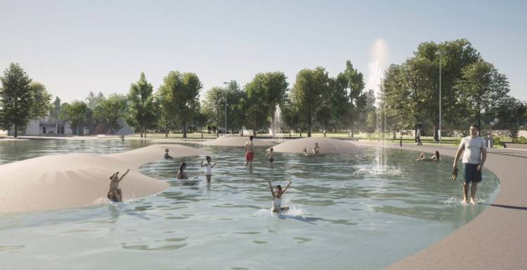 El intendente anunció que se realizará una reforma integral en el Parque Garay