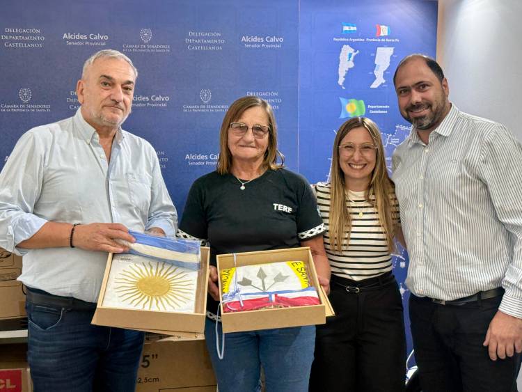 Calvo y Chivallero visitaron entuidades de Susana y Ramona