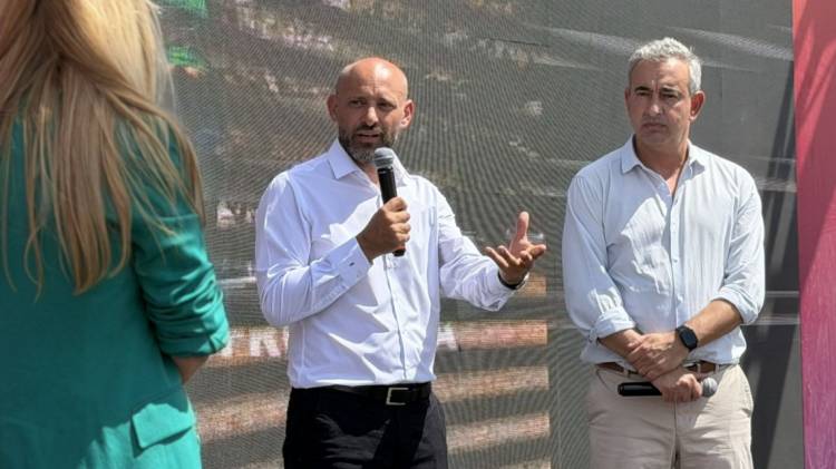 Puccini y Javkin presentaron en Expoagro el potencial de Rosario como sede de grandes eventos y destacaron la baja de la violencia