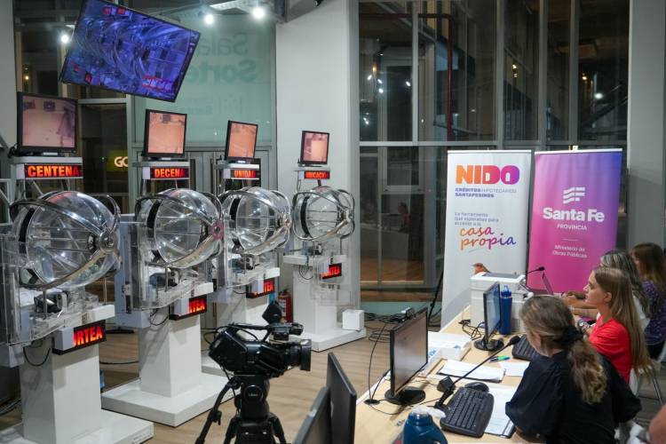 Créditos Nido: se desarrolla el 20° sorteo mensual