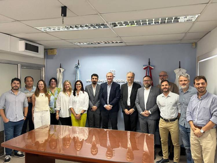 Visita de contingente Aleman en el Marco de la Maestría Binacional que se dicta en la Facultad