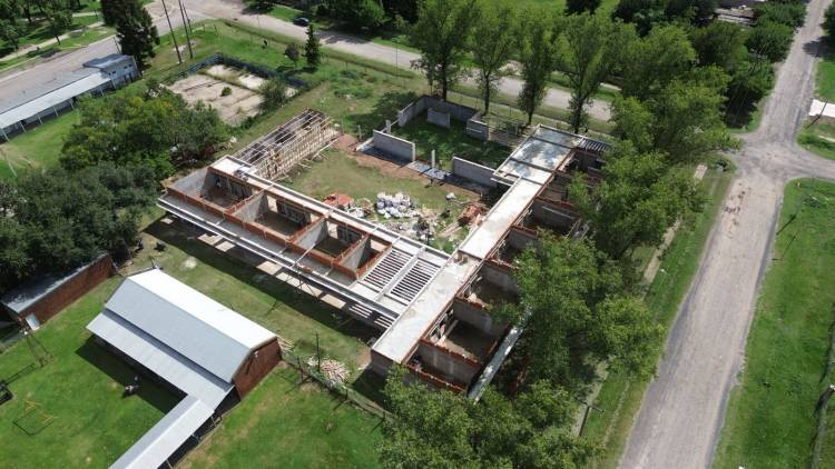 Otra que abandonó Nación: la Provincia reactivó la construcción del nuevo edificio para la Escuela “Julio Maiztegui” de Pueblo Andino