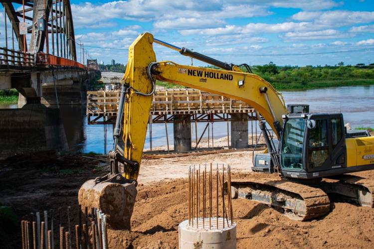 Comenzaron las intervenciones en la cabecera Santo Tomé de la obra del Nuevo Puente