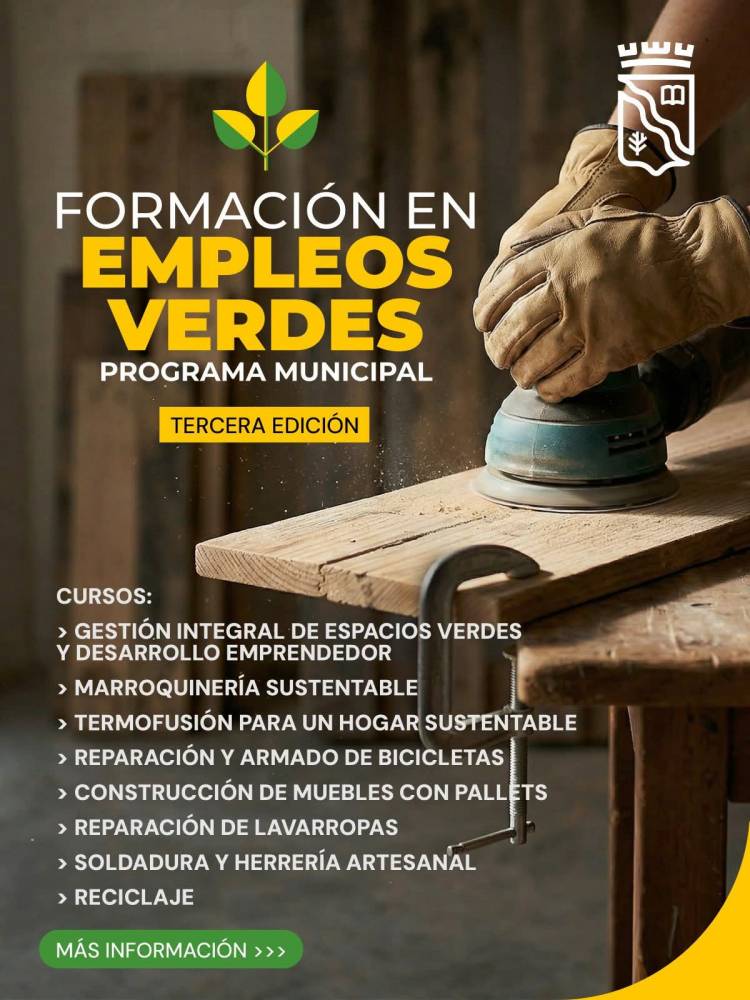 La Municipalidad lanza una nueva edición del Programa de Formación en Empleos Verdes