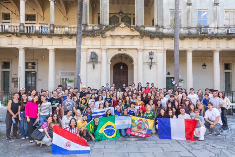 Los intercambistas de la UNL compartieron sus culturas y gastronomía