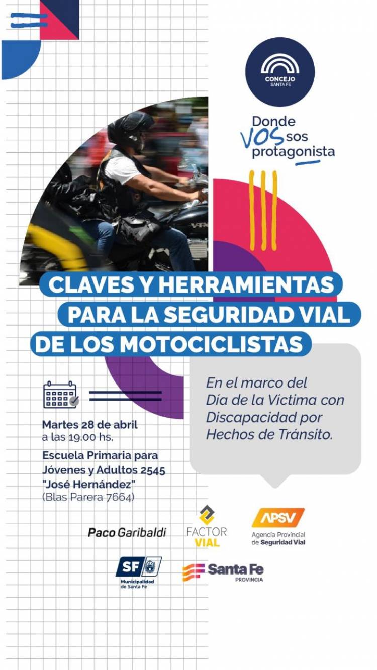 Presentan "Claves y herramientas para la seguridad vial de los motociclistas"